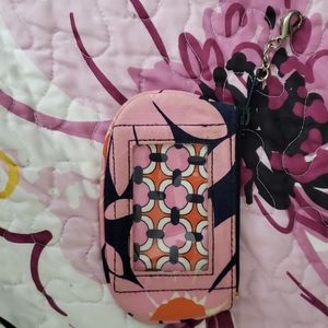 Vera Bradley zip ID holder